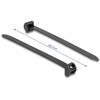 Opaski kablowe z metalową końcówką 203 x 12,7 mm 10 szt. czarne Delock 19726