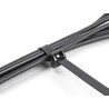 Opaski kablowe z metalową końcówką 457 x 12,7 mm 10 szt. czarne Delock 19730