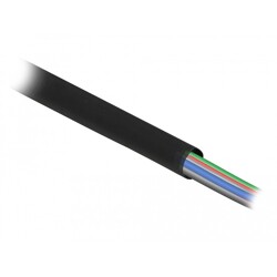 Rurka termokurczliwa 4:1 1 m x 4 mm czarna Delock 19998