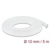 Koszulka pleciona rozciągana 5 m x 12 mm biały Delock 20694