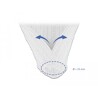 Koszulka pleciona rozciągana 2 m x 25 mm biały Delock 20701