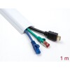 Korytko kablowe 70 x 20 mm długość 1 m biały Delock 20706