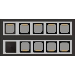 Gniazdo wewnętrzne USB żeńskie  2x USB żeńskie (g&oacute;rne) (odwrotny kierunek)
