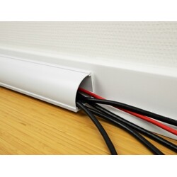 Korytko kablowe kątowe 43 x 23 mm długość 1 m białe Delock 20714