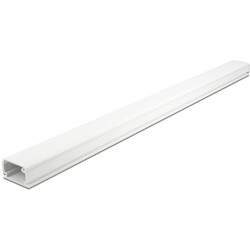 Korytko kablowe z pokrywą 35 x 20 mm długość 1 m białe Delock 20722