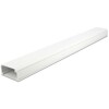 Korytko kablowe z pokrywą 57 x 28 mm długość 1 m białe Delock 20723