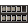 Gniazdo wewnętrzne USB żeńskie  2x USB żeńskie (górne) 1