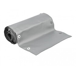Rękaw kablowy z zatrzaskami 2 m x 50 mm szary/czarny Delock 20728 Rękaw kablowy z zatrzaskami 2 m x 50 mm szary/czarny Delock 20728