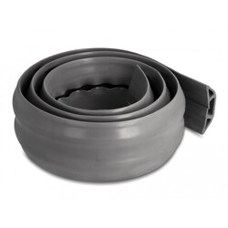Elastyczna listwa kablowa PCW 70 x 13 mm długość 1,5 m szara Delock 20733