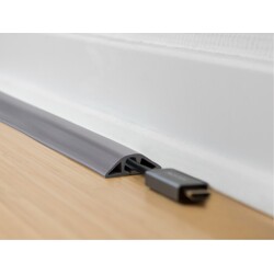 Elastyczna listwa kablowa PCW 70 x 13 mm długość 1,5 m szara Delock 20733
