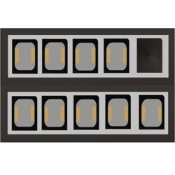 Gniazdo wewnętrzne USB żeńskie  2x USB żeńskie (górne) kątowe