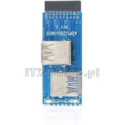 Gniazdo wewnętrzne USB 3.0 - 2x USB 3.0 lewe / prawe