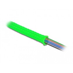 Koszulka pleciona rozciągana 2 m x 50 mm zielona Delock 20759