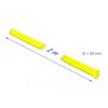 Koszulka pleciona rozciągana 2 m x 50 mm żółta Delock 20760