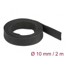 Rurka termokurczliwa 2 m x 10 mm kurczliwość 2:1 czarna Delock 20792