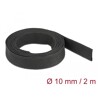 Rurka termokurczliwa 2 m x 10 mm kurczliwość 2:1 czarna Delock 20792