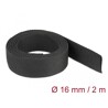Rurka termokurczliwa 2 m x 16 mm kurczliwość 2:1 czarna Delock 20793