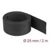 Rurka termokurczliwa 2 m x 25 mm kurczliwość 2:1 czarna Delock 20795