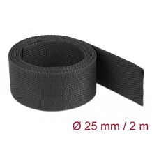 Rurka termokurczliwa 2 m x 25 mm kurczliwość 2:1 czarna Delock 20795