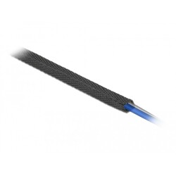Rurka termokurczliwa 2 m x 25 mm kurczliwość 2:1 czarna Delock 20795