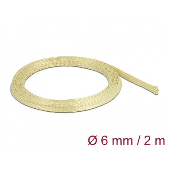 Rękaw pleciony z włókna 2 m x 6 mm Delock 20798