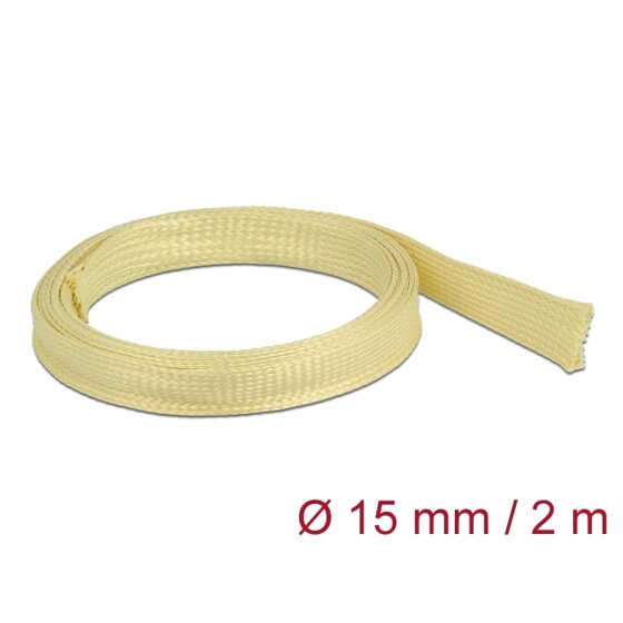 Rękaw pleciony z włókna 2 m x 15 mm Delock 20800