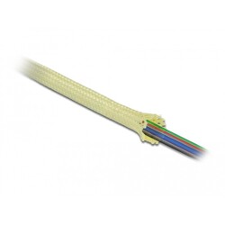 Rękaw pleciony z włókna 2 m x 15 mm Delock 20800 Rękaw pleciony z włókna 2 m x 15 mm Delock 20800