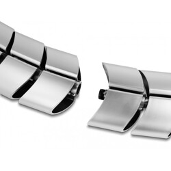 Element montażowy do korytek kablowych 75 x 45 mm 5 szt. srebrzyste Delock 20802