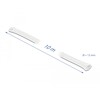 Koszulka pleciona rozciągana 10 m x 12 mm biała Delock 20804