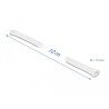 Koszulka pleciona rozciągana 10 m x 12 mm biała Delock 20804