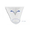 Koszulka pleciona rozciągana 10 m x 13 mm biała Delock 20813
