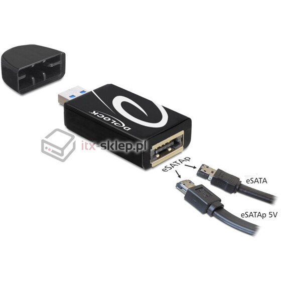 Adapter USB 3.0  Power over ESATA eSATAp Delock 61776