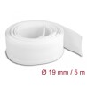 Koszulki plecione z zapięciem haczyk-pętelka 5 m x 19 mm białe Delock 20817