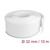 Koszulki plecione z zapięciem haczyk-pętelka 10 m x 32 mm białe Delock 20820