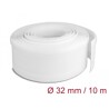 Koszulki plecione z zapięciem haczyk-pętelka 10 m x 32 mm białe Delock 20820