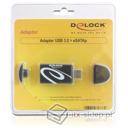 Adapter USB 3.0  Power over ESATA eSATAp Delock 61776