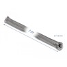 Koszulka pleciona z suwakiem odporna na temperaturę 1 m x 30 mm szara Delock 20825
