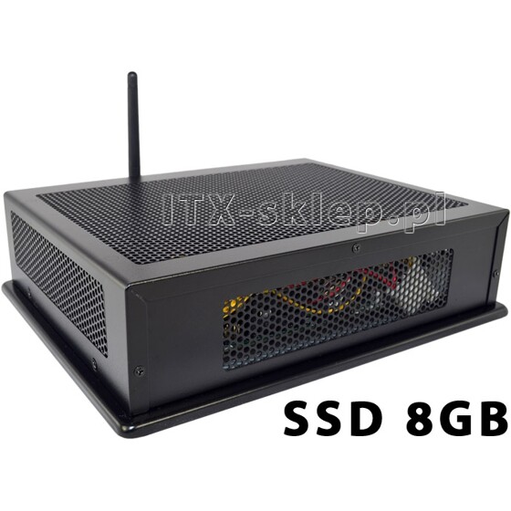 Komputer przemysłowy Atom D525 2GB 2xRS-232 1xLPT WiFi SSD 8GB C02-I525-SD8-S-W