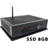 Komputer przemysłowy Atom D525 2GB 2xRS-232 1xLPT WiFi SSD 8GB C02-I525-SD8-S-W