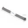 Koszulka pleciona z suwakiem odporna na temperaturę 3 m x 20 mm szara Delock 20836