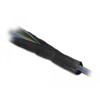 Rękaw pleciony EMC z rzepem odporny na ciepło 1 m x 20 mm czarny Delock 20841