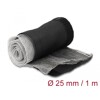 Rękaw pleciony EMC z rzepem odporny na ciepło 1 m x 25 mm czarny Delock 20842