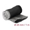 Rękaw pleciony EMC z rzepem odporny na ciepło 1 m x 25 mm czarny Delock 20842
