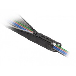 Rękaw pleciony EMC z zamkiem błyskawicznym odporny na ciepło 1 m x 16 mm czarny Delock 20845 Rękaw pleciony EMC z zamkiem błyskawicznym odporny na ciepło 1 m x 16 mm czarny Delock 20845