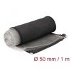 Rękaw pleciony EMC z zamkiem błyskawicznym odporny na ciepło 1 m x 50 mm czarny Delock 20849