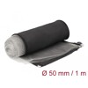 Rękaw pleciony EMC z zamkiem błyskawicznym odporny na ciepło 1 m x 50 mm czarny Delock 20849
