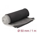Rękaw pleciony EMC z zamkiem błyskawicznym odporny na ciepło 1 m x 50 mm czarny Delock 20849