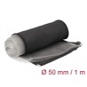 Rękaw pleciony EMC z zamkiem błyskawicznym odporny na ciepło 1 m x 50 mm czarny Delock 20849
