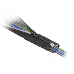 Rękaw pleciony EMC z zamkiem błyskawicznym odporny na ciepło 1 m x 50 mm czarny Delock 20849 Rękaw pleciony EMC z zamkiem błyskawicznym odporny na ciepło 1 m x 50 mm czarny Delock 20849