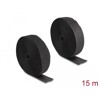 Mocna taśma rzepowa 15 m x 50 mm czarna Delock 20854